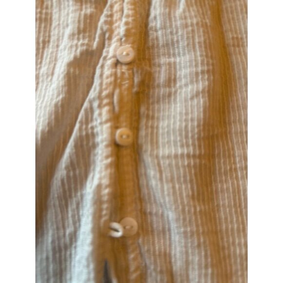 Faherty Womens Organic Cotton Button-Down Blouse S - Picture 3 of 5